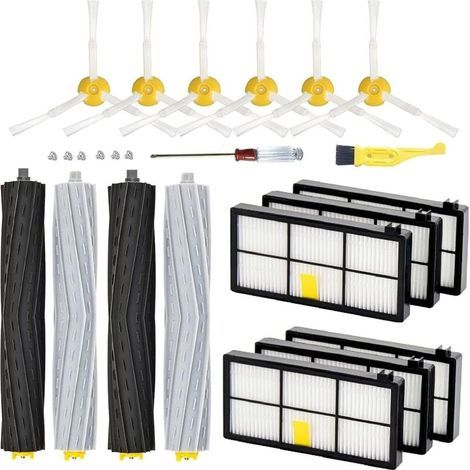 Zubehörset Für Irobot Roomba 981 971 960 966 980 985 805 860 870 871 880 890 Austauschteile Für Robot-sauger, 26 Stück, Extraktoren, Filter Und Seitliche Anschlüsse