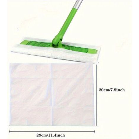 100 Feuilles De Feuilles De Poussiérage Électrostatiques, Aufladungen Von Chiffon Jetables Pour Serpillière, Nutzung Feucht Und Trocken, Ein Großer Stapel Erforderlich, Ideal