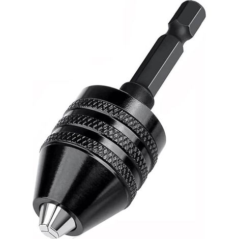 Bohrmaschinenfutter, Sechskantschaft, Schlüsselloser Schnellwechsel-bohreradapter (0,3–6,5 Mm) –