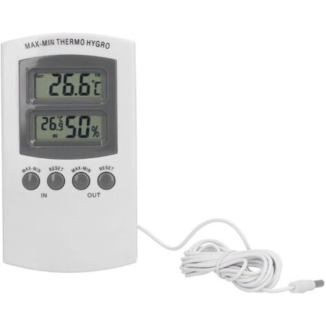 Lcd-display Indoor Outdoor Hygrometer Thermometer Mit Draht Für Gewächshaus Gartenpflanzen Pflanzen Temperatur Feuchtigkeitsüberwachung-