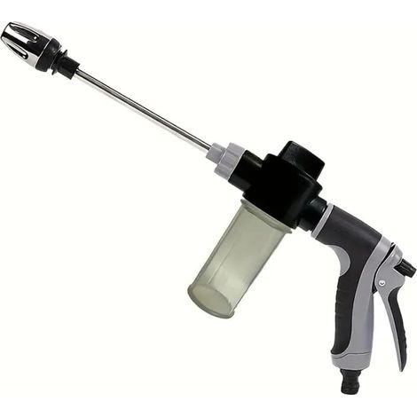 Tragbare Hochdruck-waschpistole Für Das Auto – Mehrzweck-spüllanze Für Den Garten, Mit Verstellbarer Und Verstärkter Reinigungslanze.