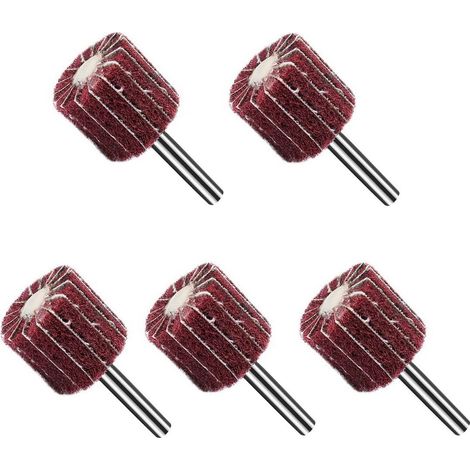 Lot Von 5 Schleifmitteln Für Tige – Roues De Polissage En Fiber Pour Perceuse, Outil De Finition