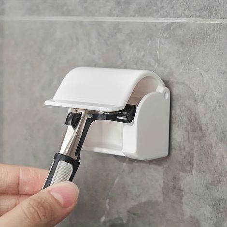 Organisieren Sie Ihre Dusche Mit Einer Halterung Für Die Rasur Und Einem Elektrischen Anschluss