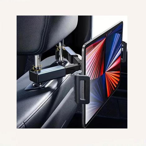 Universelle Halterung Für Tablet-pcs Am Autositz – Halterung Für Um 360° Drehbare Halterung Mit Verstellbarem Winkel Und Ausziehbaren Halterungen – Schwarz