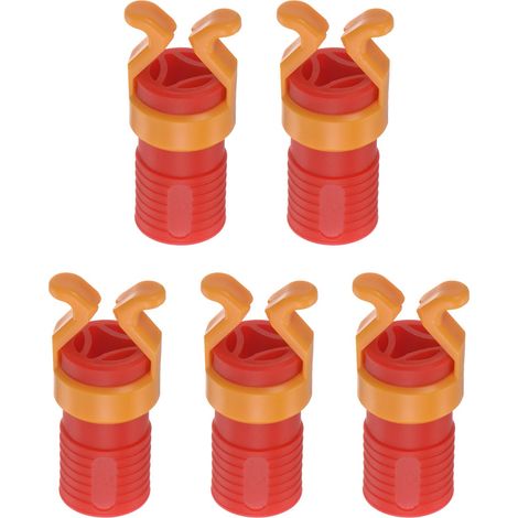 Universelle Fixierungshalterung Für Holz (5 Stück) – Schwarz/rouge – 4,3 G, 1,4 X 1,4 X 3,9 Cm