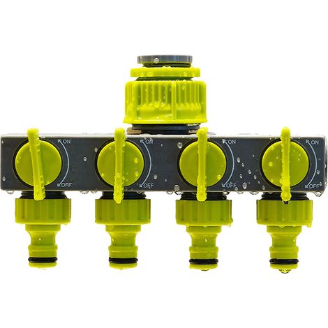 4-wege-bewässerungs-reparatur-reparatur Für Robinet - Bewässerungs-reparatur-verbindung - Wasser-reparatur-reparatur Mit 4 Einzelunterbrechern/-unterbrechern Für Robinet-bewässerungssysteme