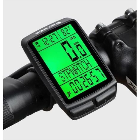 Fahrradcomputer – Vtt – Sans Fil – Ipx7 – Lcd-retro-display – Multifunktional