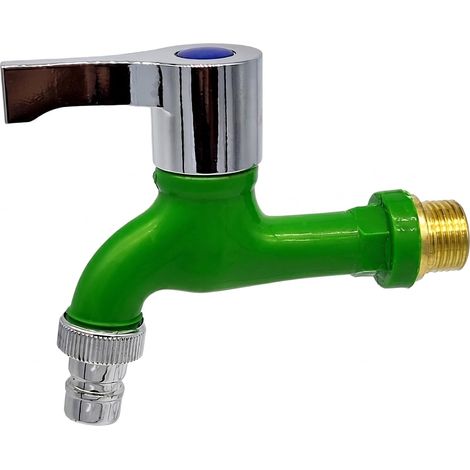 Robinet D'Eau, Robinet Aus Ppr-kunststoff, 1,27 Cm Lang, Schnelles Öffnen, Langlebiges Chrom-finish, Einzigartiges Waschbecken, Gartenbalg, Schwimmbad Und Badezimmer
