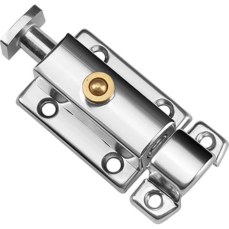 Serrure De Porte, Loquet De Porte, Pêne De Serrure, Loquet À Ressort, Verrou Coulissant Intérieur, Bouton De Verrou Coulissant – 2 Taschen