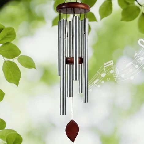 Glockenspiel Aus Aluminium – Ein Gedenkglockenspiel, Ideal Für Die Außendekoration, Den Garten Oder Den Hof.