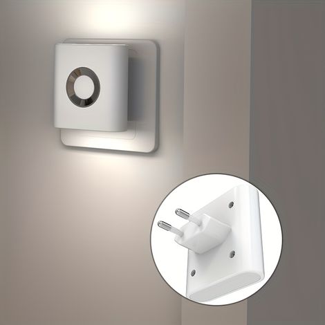 Veilleuse Enfichable À Détection De Mouvement (avec Capteur Corporel) – Veilleuse Walle (220–240 V, Preis Ue) – Design-wandbild
