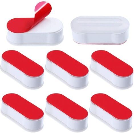 Set Mit 8 Wc-sitz-stoppern, Universellen Ersatz-stoppern, Wc-deckeldichtungen Mit Starkem Kleber, Weiß
