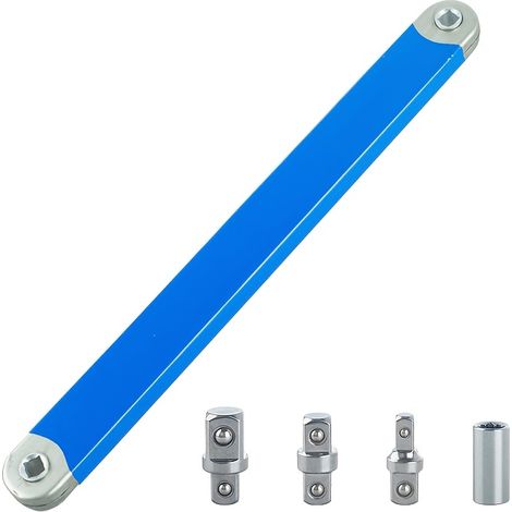 Clé D'Extension Multifonctionnelle 2-en-1 - Clé À Cliquet Réversible Et Ergonomische À Double Tête (manche Antidérapant)