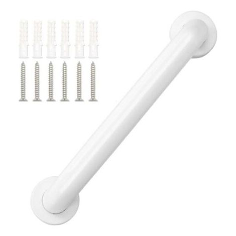 30 Cm Weißer Dusch-haltegriff Aus Stahl Für Badewannenarmlehnen Für Ältere Menschen