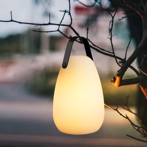 Tragbare Led-tischlampe Für Den Außenbereich, Warmweißes Licht, 16 Farben, Kabellos, Dimmbar, Wasserdicht