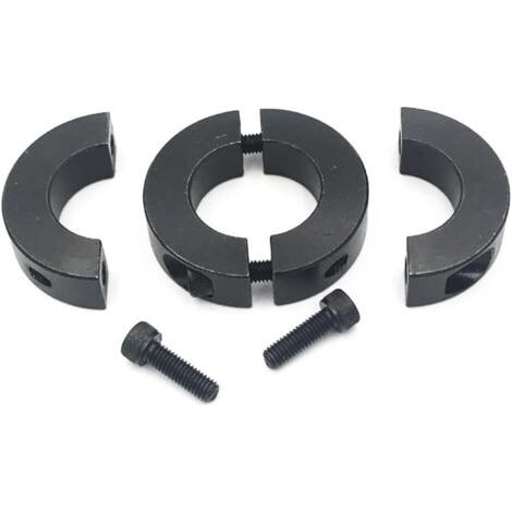 Doppelt Geschlitzter Sicherungsring, Schwarzer Stahl, 40 Mm, Austauschbares Design (40 Mm)