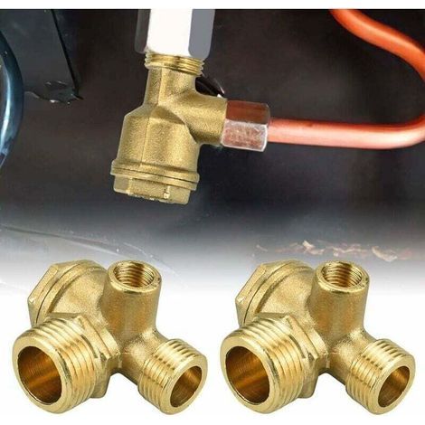 2 Stück Kupfer-kompressor-rückschlagventil, 10 Mm, 16 Mm, 20 Mm, Rückschlagventil, Rostschutz-kompressor-rückschlagventil, Verschleißschutz-kompressor Zum Verbinden Von Rohrverschraubungen