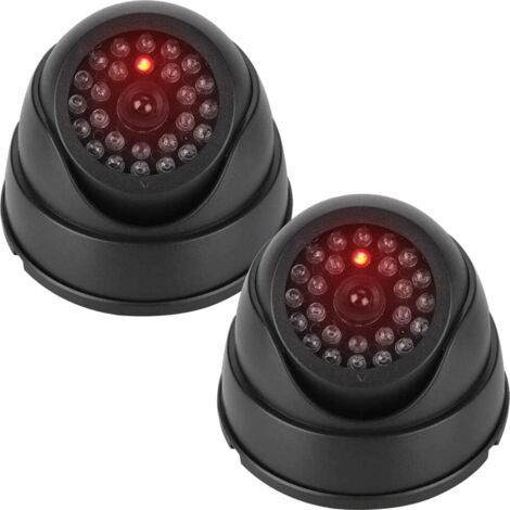 Artikel, Schwarze Wasserdichte Outdoor-/indoor-dummy-cctv-kamera Mit Realistischem Led-licht