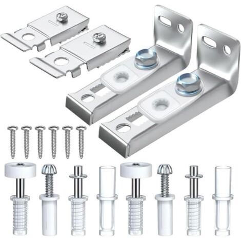 18-teiliges Reparaturset Für Biegsames Türöffner-material – 2 Ersatz-reparaturteile Für Biegsame Türschild-türen, Bestehend Aus Einer Oberen Und Unteren Stütze, Einem 3/8-zoll-drehzapfen.