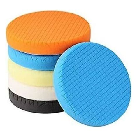 Polissage-tampon, 5 Teile, 150 Mm/6 Pouces Polissage-set, Auto-polissage-tampon, Polissage-tampon/polissage-tampon Mit Doppelter Wirkung Ro/da