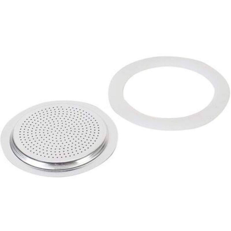 Italienische Kaffeemaschinendichtung, Silikondichtung Und Filter-ersatzset Für Espresso-moka-kaffeemaschine (6 Tassen)