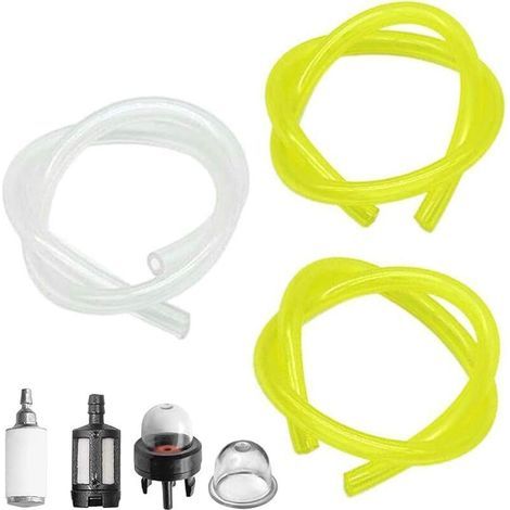 3-kraftstoffschlauch-set Mit Kraftstofffilter Und Primerbirne, Für Poulan Weedeater Craftsman Husqvarna Trimmer-kettensägengebläse Zama Stihl