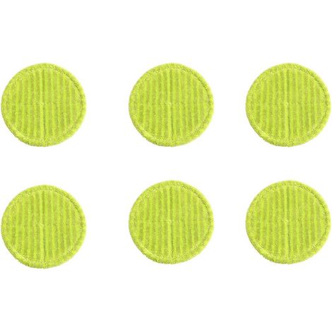 Set Aus 6 Mikrofaser-nettoyage-floating-tapis, Ersatz-tapis Für Elektrische Heizkörper, Sehr Saugfähig.