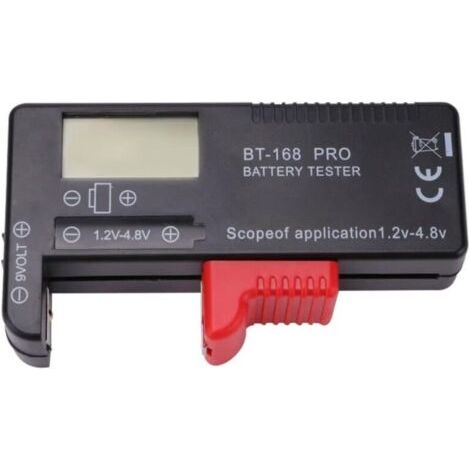 Bt-168 Protester Universal Digital Battery Volt Checker, Digitaler Batterietester, Knopfzellen-spannungsprüfer, Für Aa, Aaa, C, D, 9v, 1,5v, 18650, Knopfbatterien