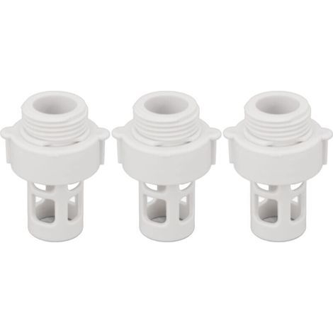 3 Stück Schwimmbad-rohrablassstopfen-anschluss, Poolschlauch-adapter, Wasserablassstopfen Für Intex 10184 Runde Pools, 25 Mm Gewinde