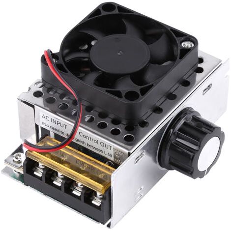 4000 W Scr-spannungsregler – Ac 0–220 V, Einstellbare Ausgangsspannung – 20 A Strom – Für Herde, Warmwasserbereiter Und Motoren