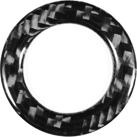 Motor-start-stopp-knopf-abdeckungsaufkleber, Harmlose Echte Kohlefaser, Zum Austausch Am Infiniti Q50/q60/qx60