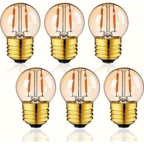 Ersatz-led-ampulle Für Die Dekoration Von Festen - Kugelförmige Pendelleuchte (ampulle E27 G40), Fassung Für E27, Leistung 1 Watt