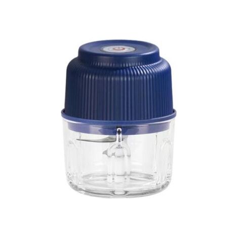 (blau) – 250 Ml Kabelloser Elektrischer Lebensmittelzerkleinerer, Leistungsstarke Mini-küchenmaschine, Wiederaufladbar Über Usb, Edelstahlklinge, Zum Zerkleinern Von Fleisch, Fisch, Zwiebeln, Knoblauc