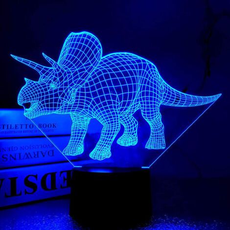 Dinosauredirigéveilleuse,3deffet 3d, Stil Art Déco