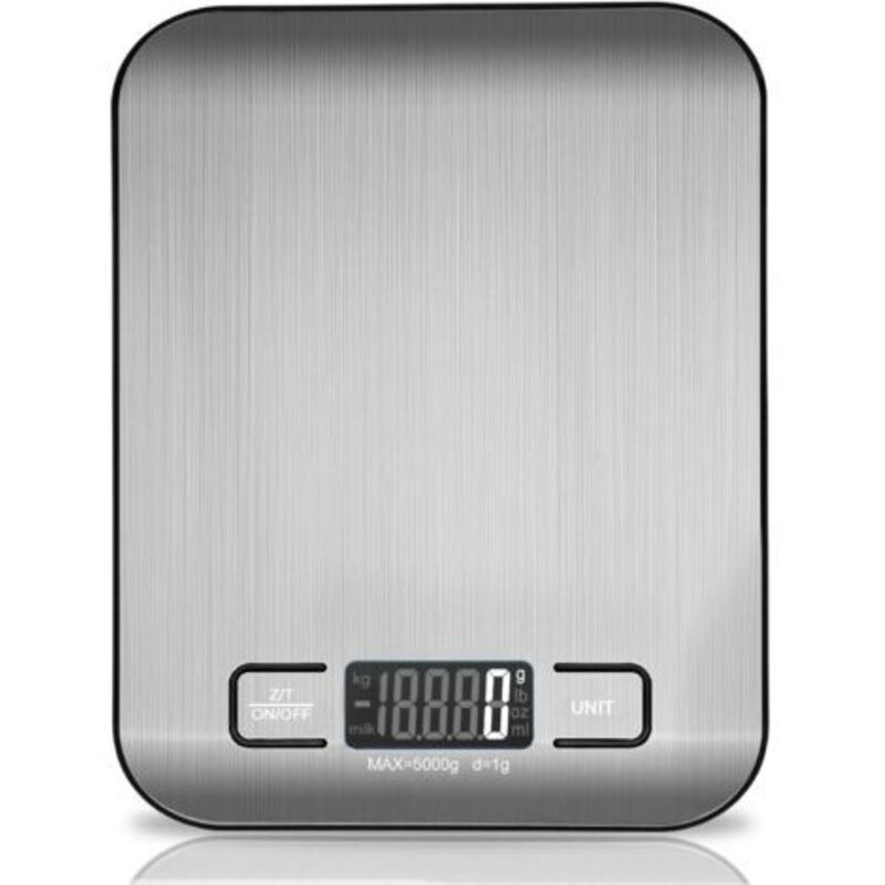 Digitale Küchenwaage, 5 Kg Elektronische Edelstahl-kochwaage, Ultradünne Lebensmittelwaage
