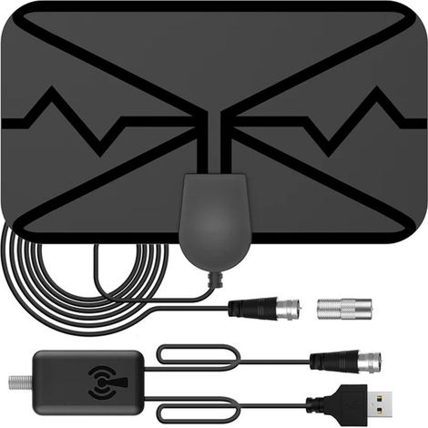 4k-digital-tv-antenne Für Den Innenbereich, Terrestrischer Bandverstärker, Hd-dvb-t2-signal-smart-tv-antenne
