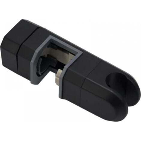 Universeller 15-30-mm-chrom-duschkopfhalter Für Verstellbare Duschstange (schwarz)