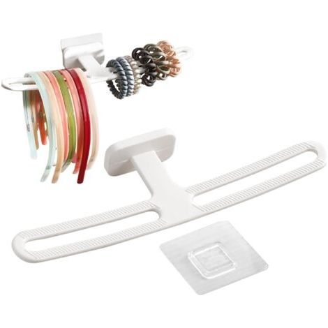 2er-pack Stirnband-aufbewahrungshalter, Stirnband-display-regal, Wandmontiertes Halsketten-organizer-regal – Tragbarer Organizer Für Stirnbänder, Haarbänder Und Halsketten
