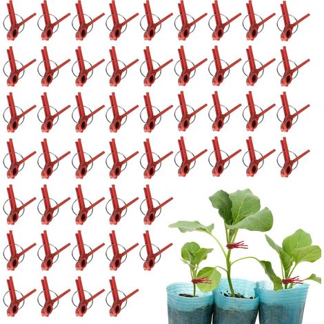 50 Stück Pfropfklammern Für Den Gartenbau, Wassermelonen-gartenwerkzeug Zum Verbinden Von Gemüse