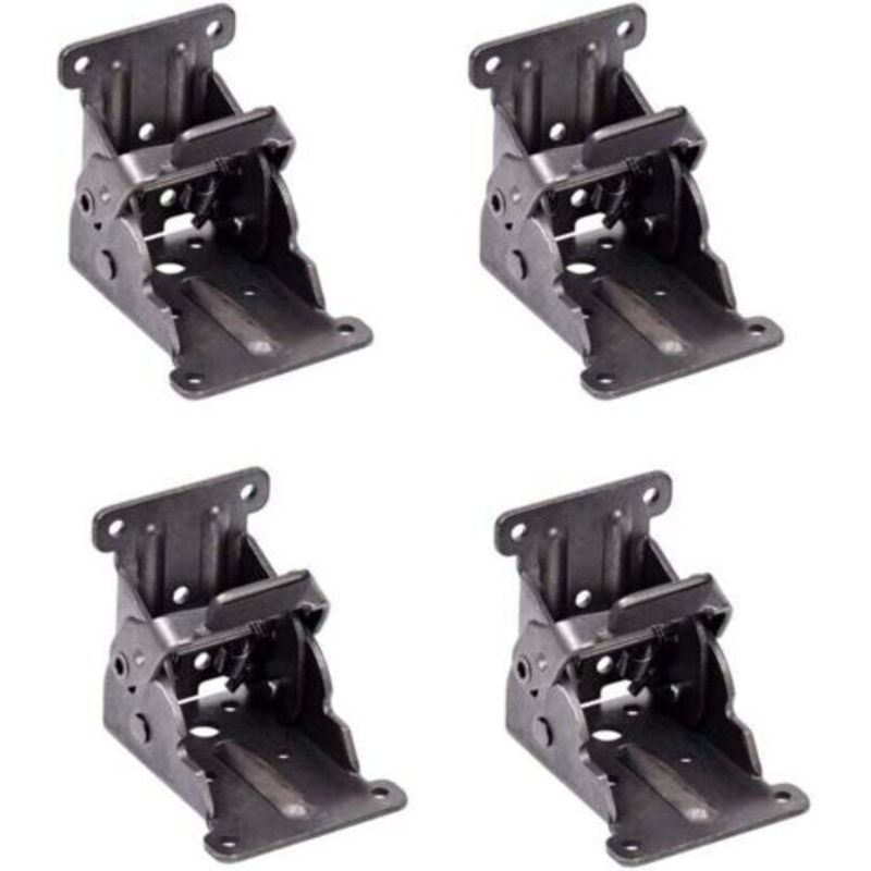 Selbstsichernde Scharniere, Klapphalterung, Beinbeschläge Und Eckstrebe, Für Klappbeine, Klappwerkbank, (2 Sets)
