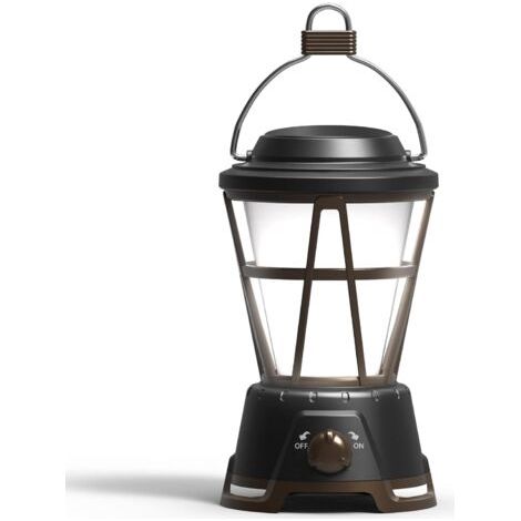 Lanterne Extérieure Jardin Led Wiederaufladbar, Funkelnder Feuereffekt, Tragbare Aufhängung, 2 Modi