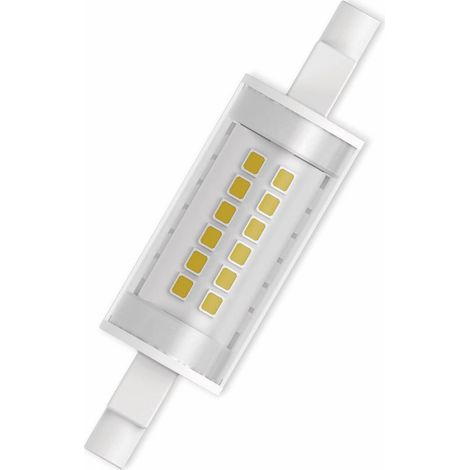 Led-röhre Slim Line R7s Led-röhre Crayon Culot R7s, 6 W (entspricht 60 W Glühlampe), Weiß, 2700 K, 1 Stück