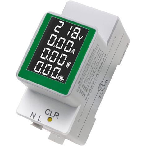 Multimeter Für Elektrische Energie, Wattmeter Pzem-008 Amperemeter Für Elektrische Energie, Ac50–300 V/100 A. Numerisches Leistungsprüfgerät Für Wattmeter
