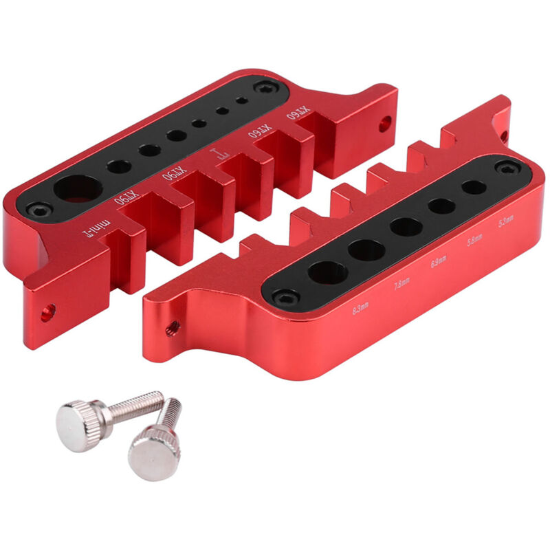 Multifunktionale Lötstation Aus Aluminiumlegierung, Xt60/xt90/t-buchse/bananenstecker, Wärmeisolierung (rot)