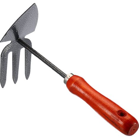 Behälter Und Behälter Für Den Hauptgarten Von 25,9 Cm, Aus Kohlenstoffstahl, Gerät Mit Doppelter Verwendung, Um Den Boden Zu Reinigen Und Zu Trocknen, Schwarz/rot