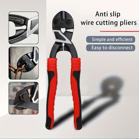 1 Paar Coupe-fils À Lames Antidérapantes - Cisaille Industrielle Pour Fils Et Barres D'Armature (tragbares Werkzeug)