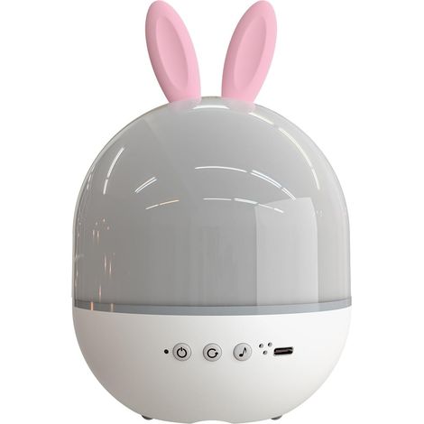 Sternenhimmel-baby-nachtlichtprojektor, 6 Filme, Kinder-nachtlicht, Musikalisches Und Leuchtendes Bluetooth, 360°-drehung, Fernbedienung, Kawaii-dekoration Für Schlafzimmer, Osterdekoration, Geschenk