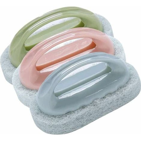 Ulisem3 Stück Reinigungsbürste Für Zuhause, Küche, Badezimmer, Badewanne, Fliesen, Wand, Boden, Haushalt, Dekontaminationsbürste, Magischer Schwamm, Badewannenwäscher