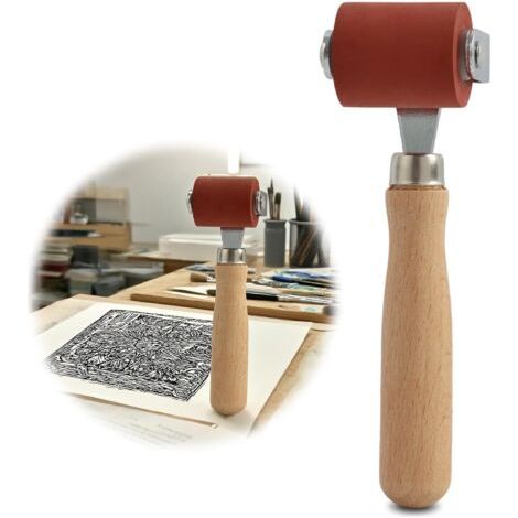 1 Stück Silikon-handdruckrolle, Pvc-planen- Und Kantenschweißrolle, Langlebige Hartgummi-nahtrolle, Für Pvc-, Tpo-, Epdm-planen, Dachbahnen, 40 Mm