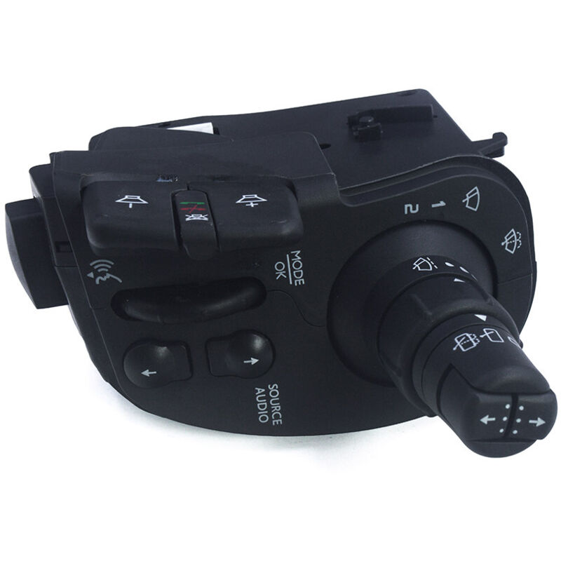 Kombinierte Autoradio- Und Scheibenwischersteuerung 8201590631 Für Renault Clio 3 Iii 2005-2010 8201359195